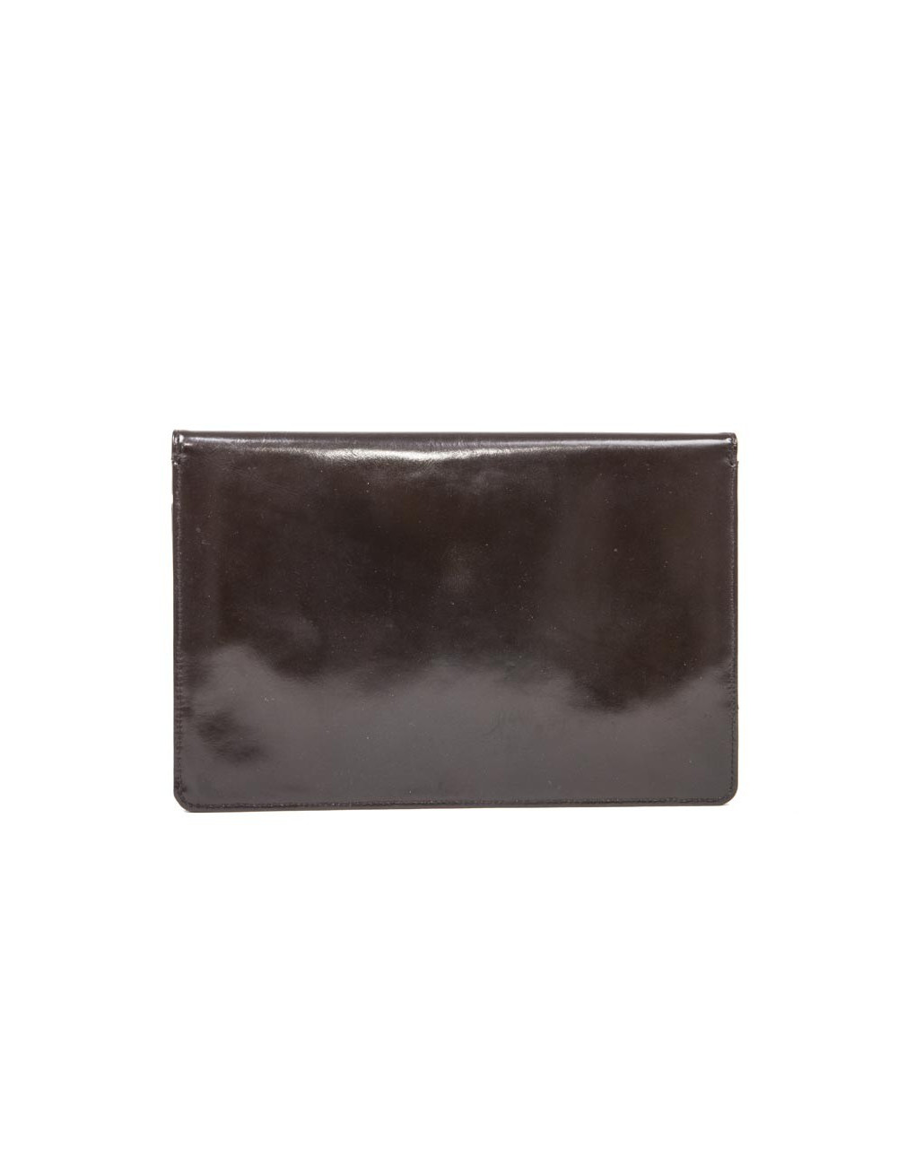 Pochette CHRISTIAN DIOR Vintage cuir verni marron