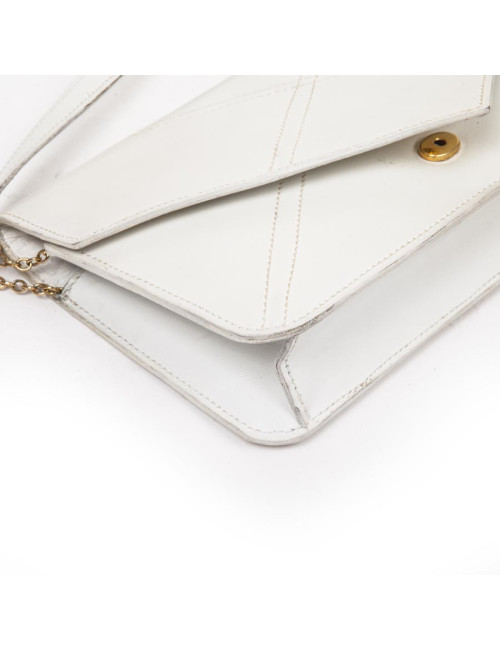 Sac sans marque en cuir blanc