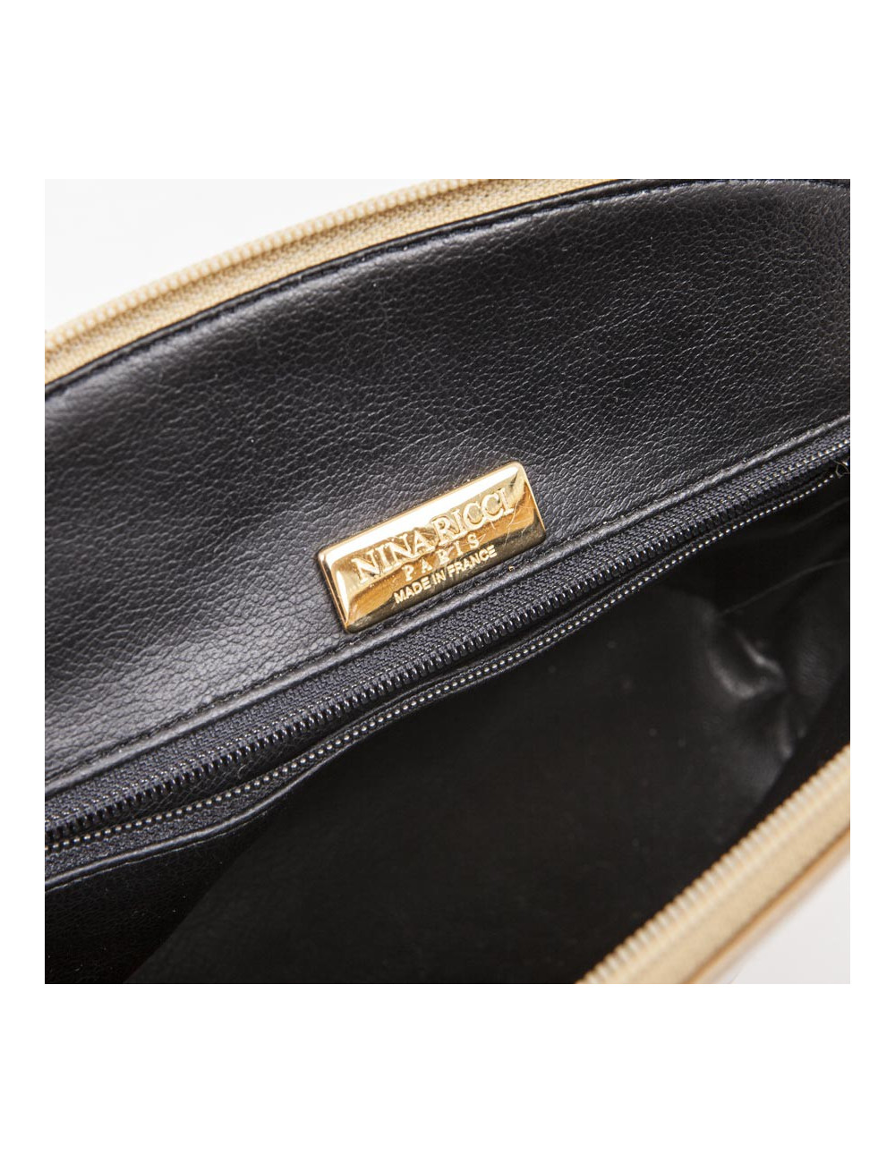 Sac NINA RICCI en cuir gold