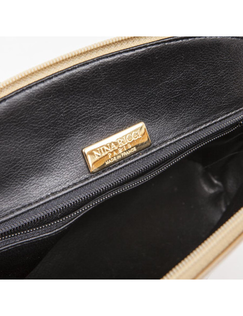 Sac NINA RICCI en cuir gold