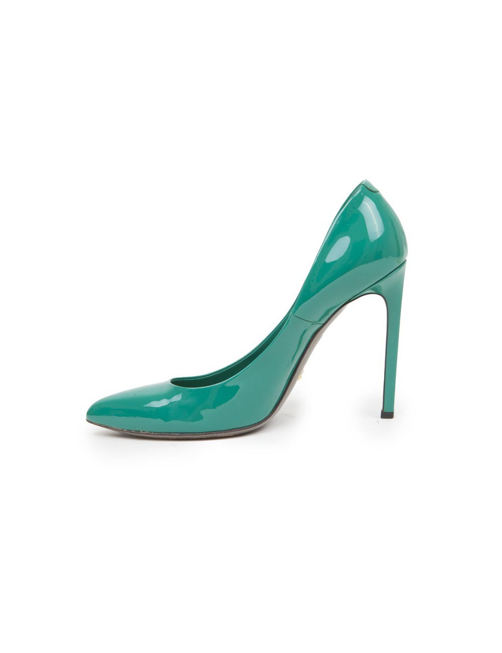 GUCCI pumps in green patent leather size 39.5EU