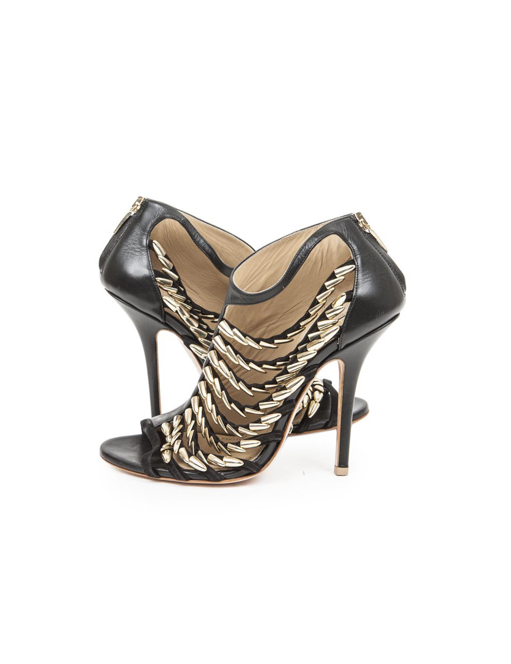 GREYMER closed pumps in black lamb leather size 38EU