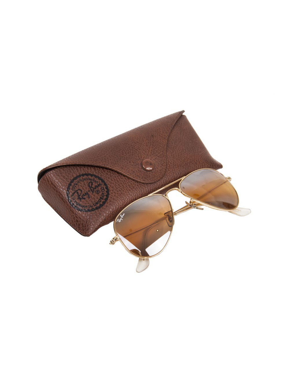 Lunettes de soleil RAY BAN en métal doré