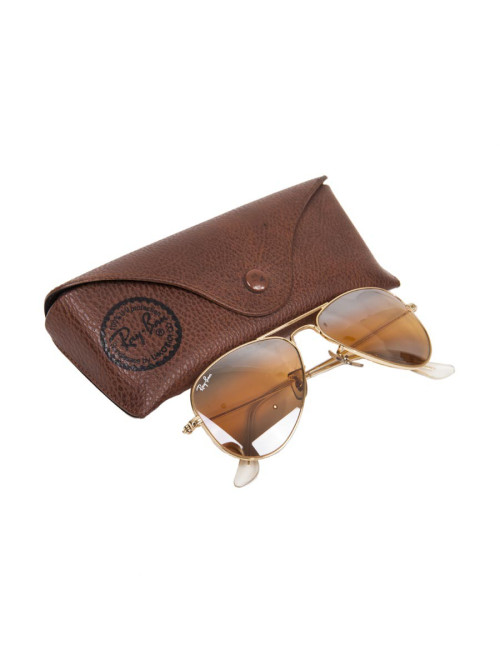 Lunettes de soleil RAY BAN en métal doré
