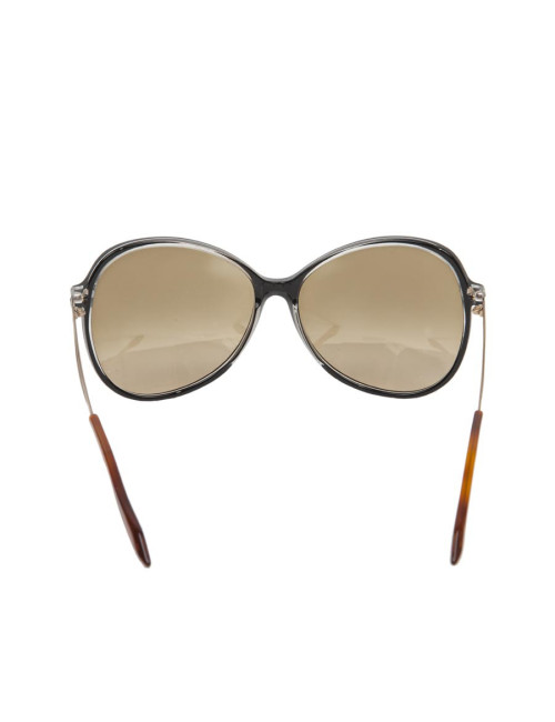 VICTORIA BECKHAM Oversized sunglasses in black plexi