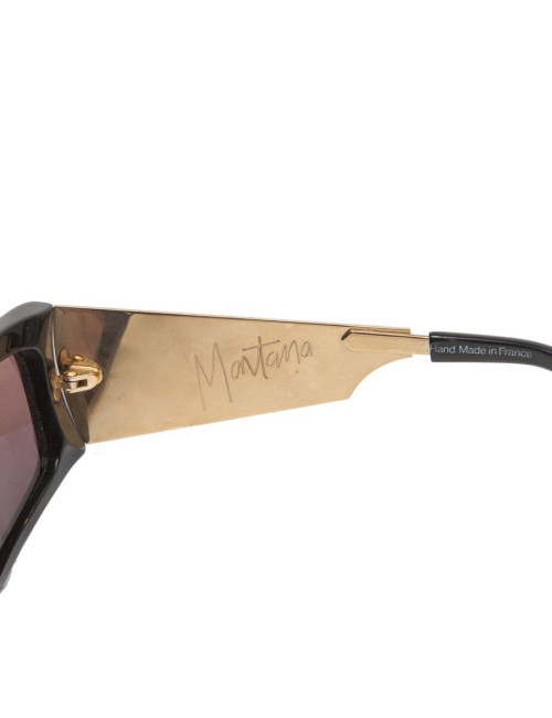 Lunettes de soleil MONTANA noir et doré