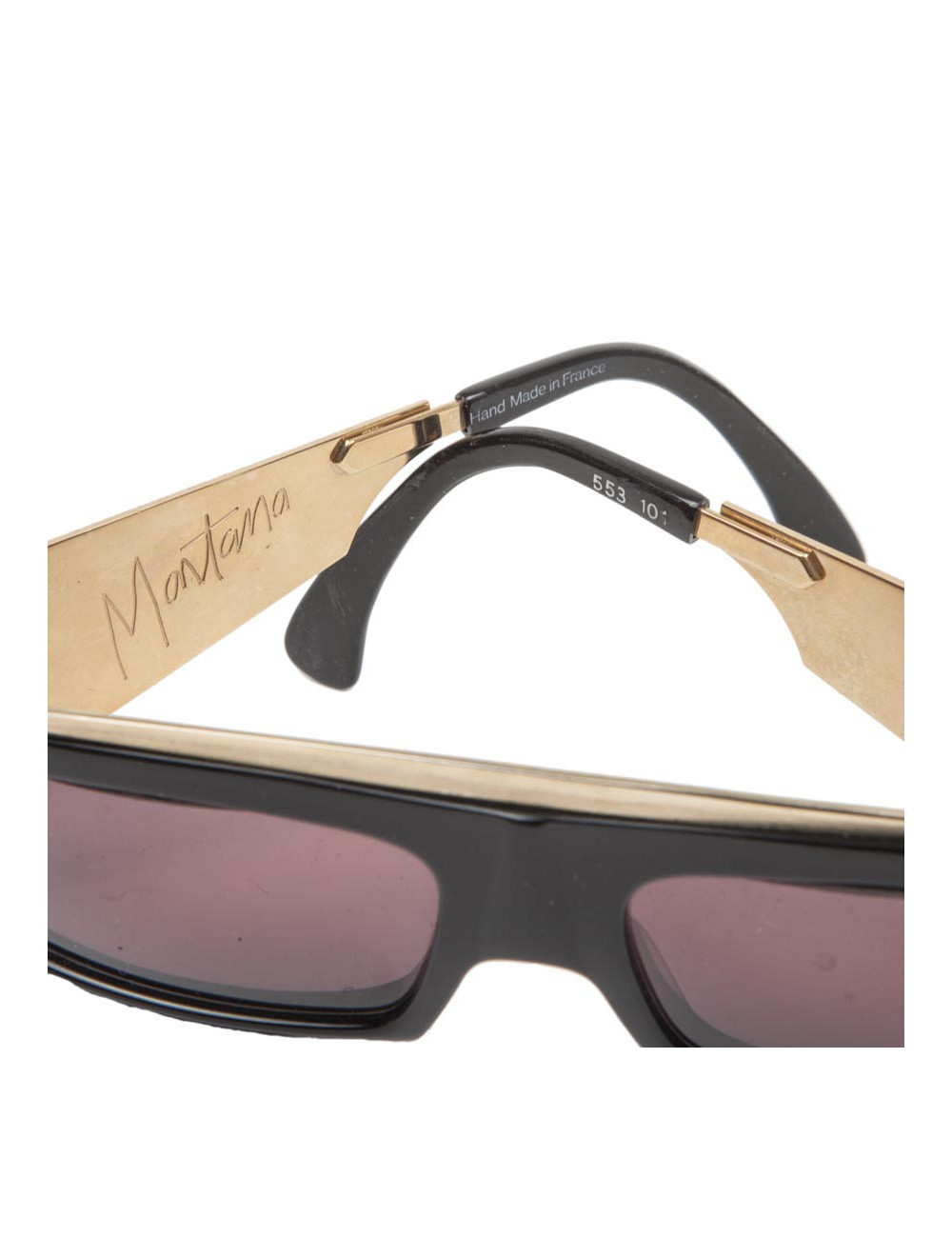 Lunettes de soleil MANTANA noir et doré