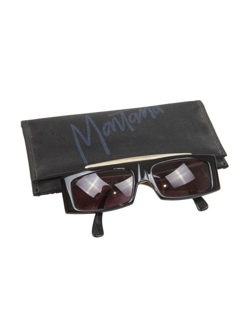 Lunettes de soleil MANTANA noir et doré