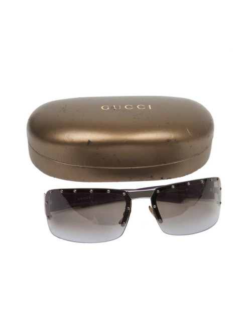 Lunettes de soleil GUCCI violet