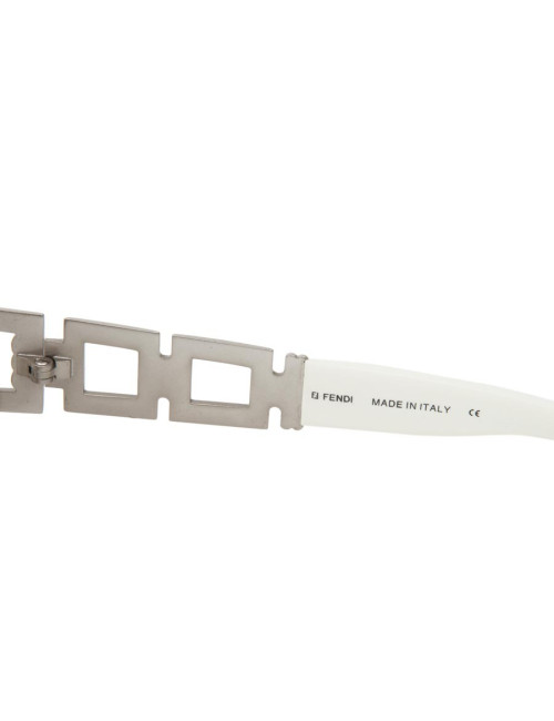 Lunettes de soleil FENDI blanc