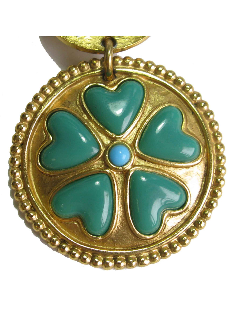 Boucles d'oreille clips YLS SAINT LAURENT Vintage