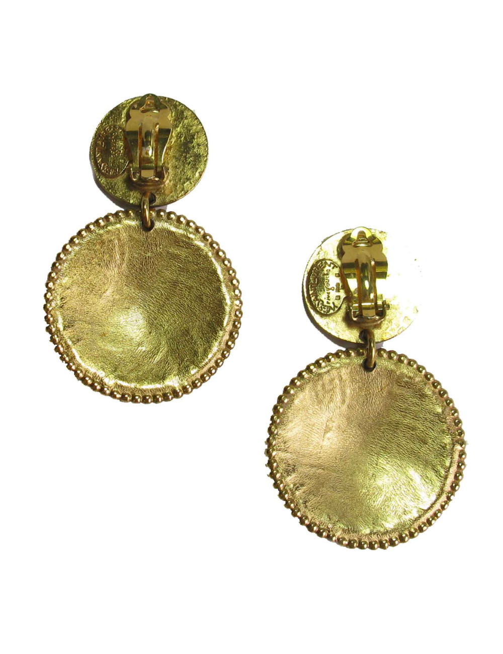 Boucles d'oreille clips YLS SAINT LAURENT Vintage