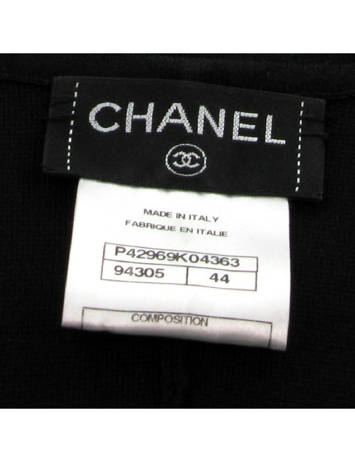 Veste sans manches CHANEL noire T44