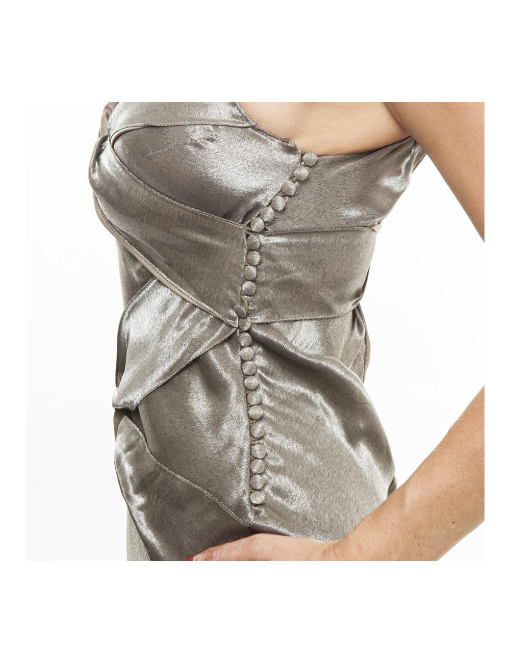 Robe CHRISTIAN DIOR longue ocre