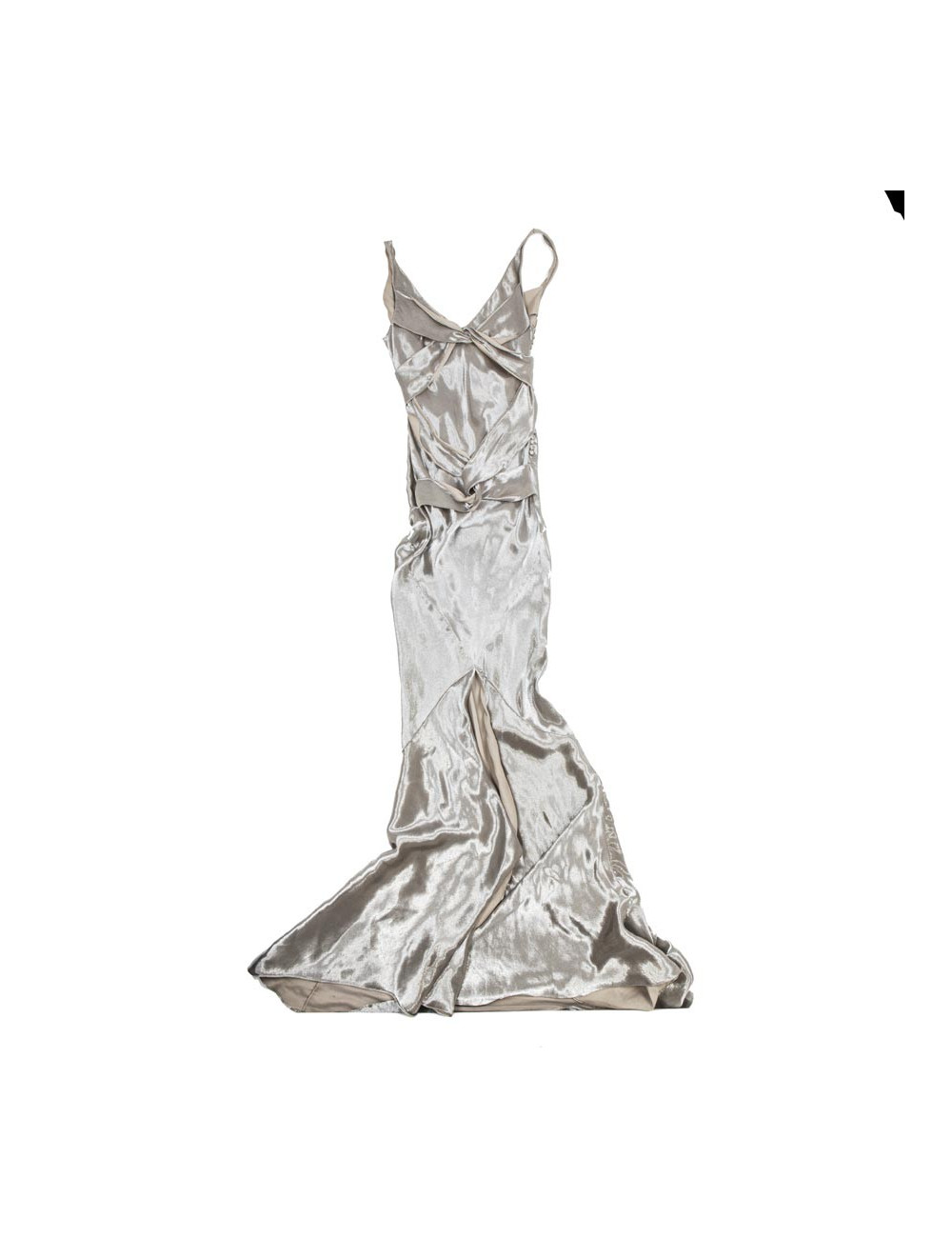 Robe CHRISTIAN DIOR longue ocre