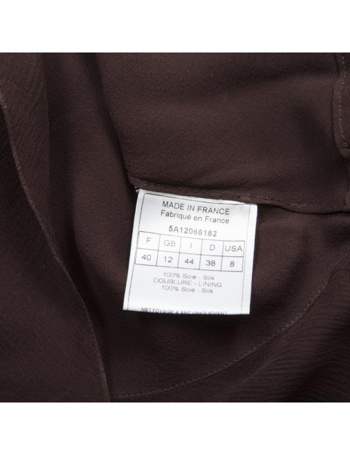 Robe CHRISTIAN DIOR T 40 FR longue marron