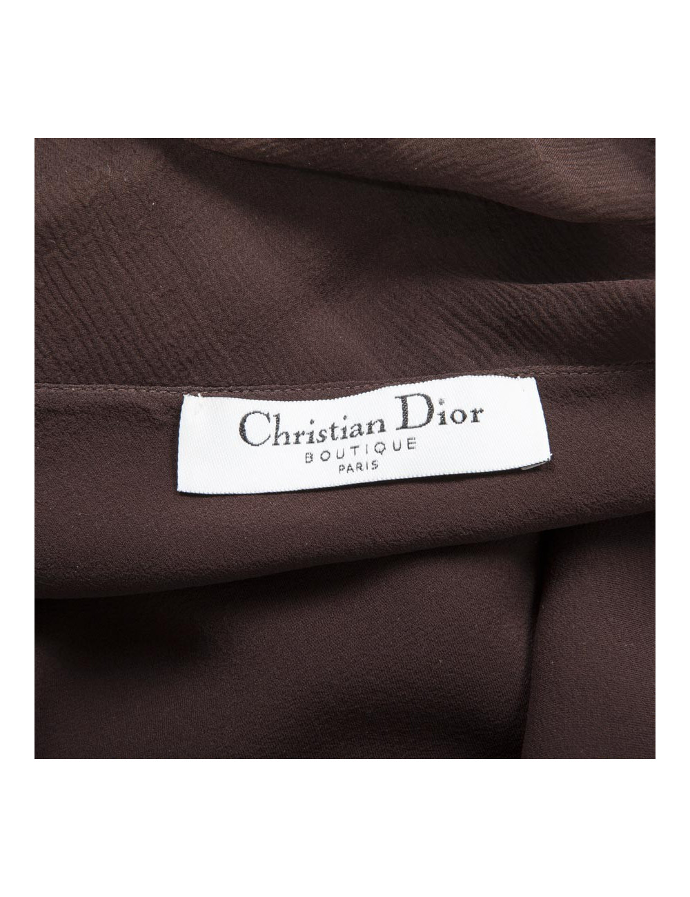 Robe CHRISTIAN DIOR T 40 FR longue marron
