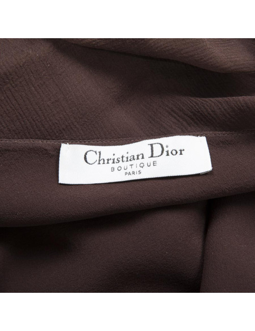 Robe CHRISTIAN DIOR T 40 FR longue marron