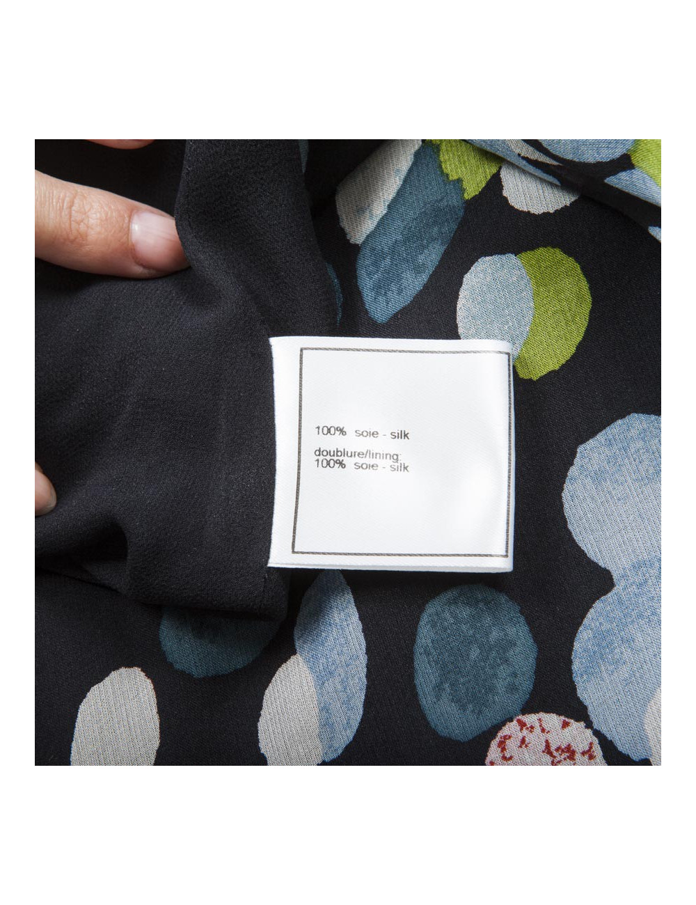 Robe CHANEL T40 FR longue et fluide multicolor