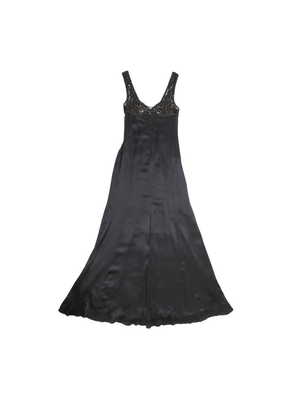 Robe longue du soir VERSACE noire T 40 IT/36 FR