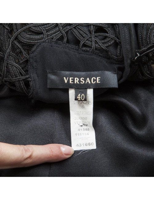 Robe longue du soir VERSACE noire T 40 IT/36 FR