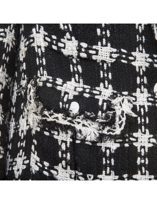 Veste CHANEL T 38 bicolore noir et blanc