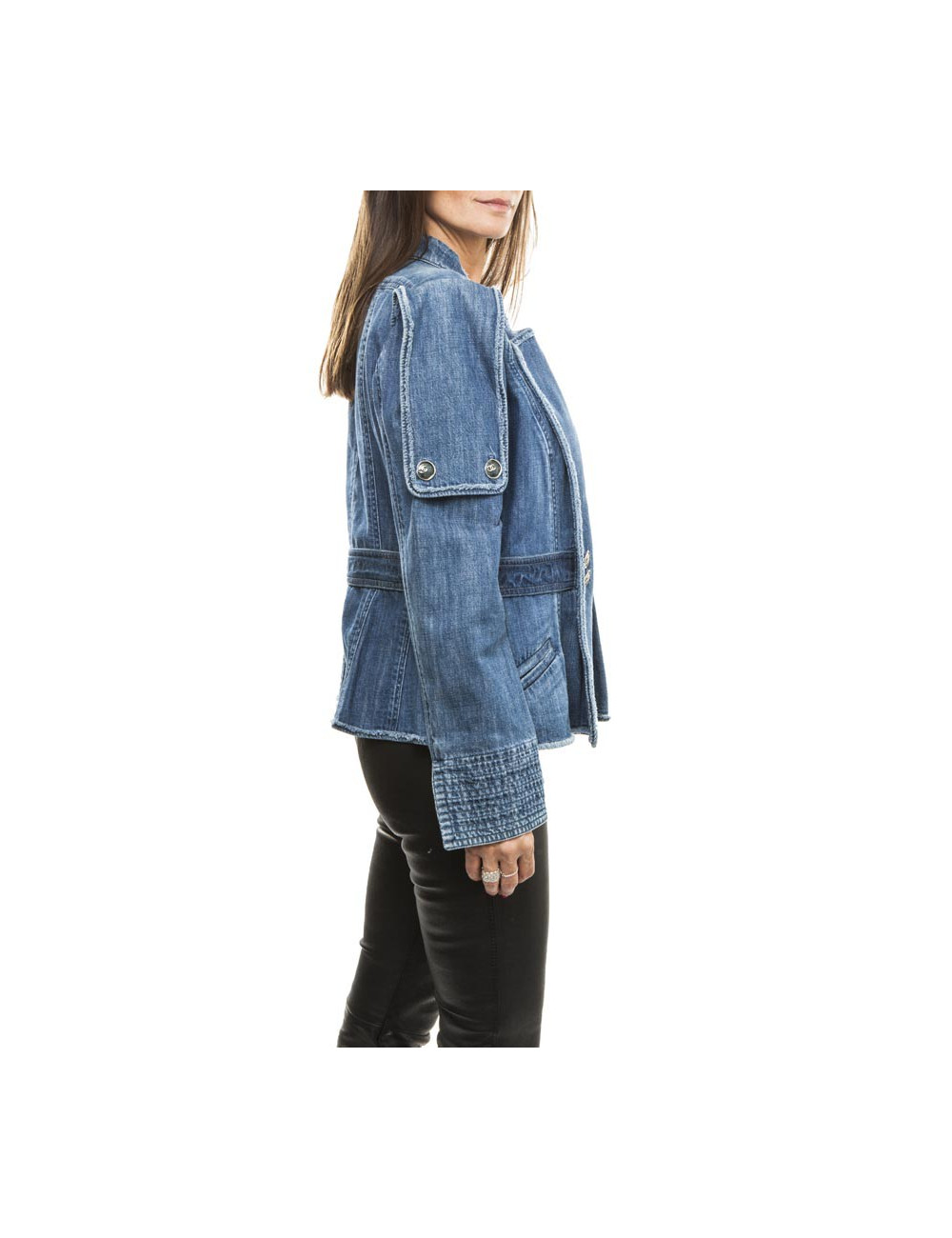 Veste en jean CHANEL T 44