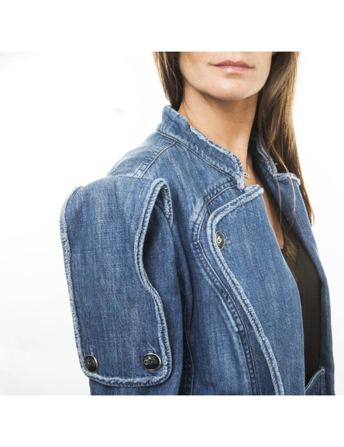 Veste en jean CHANEL T 44