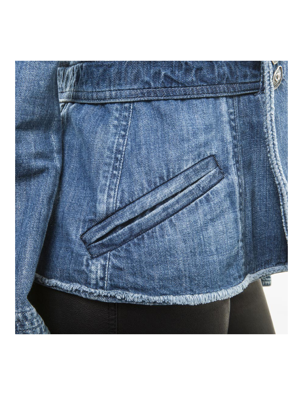 Veste en jean CHANEL T 44
