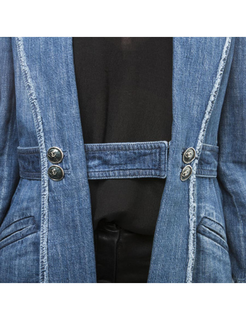 Veste en jean CHANEL T 44