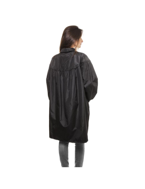 Veste longue t 38 CHANEL organza noir