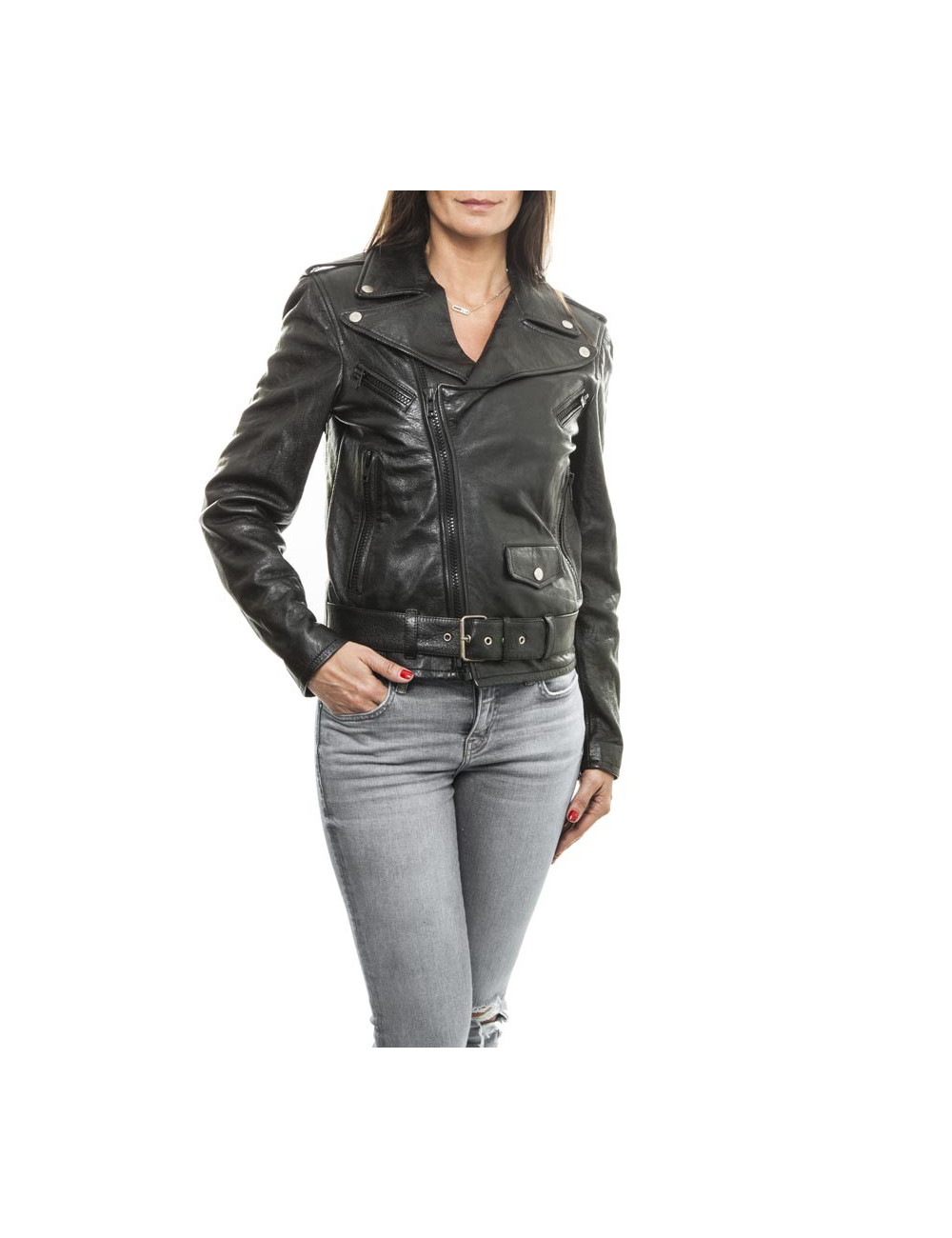 ¨Perfecto  SAINT LAURENT cuir vieili t 