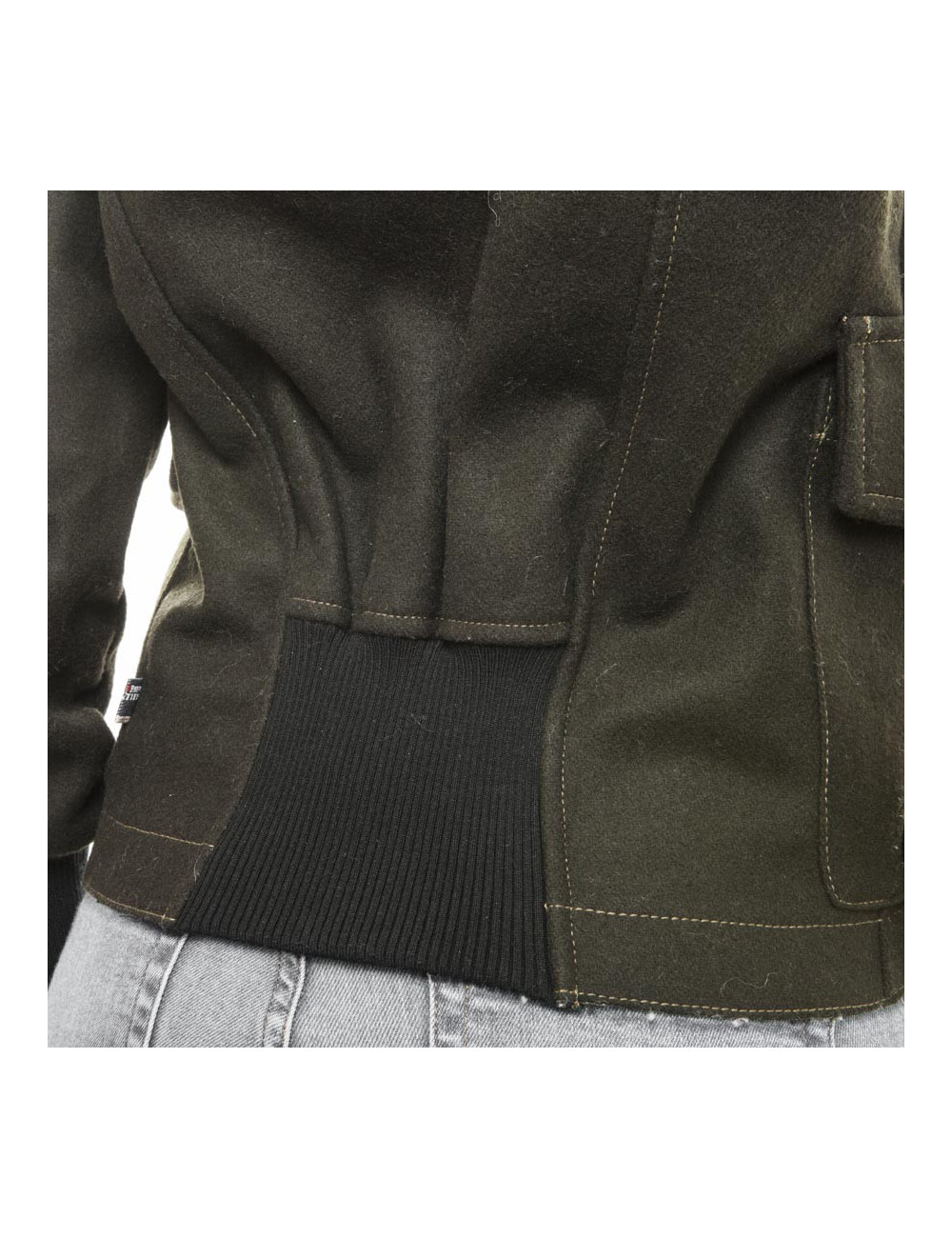 Blouson JEAN PAUL GAULTIER  toile vert kaki