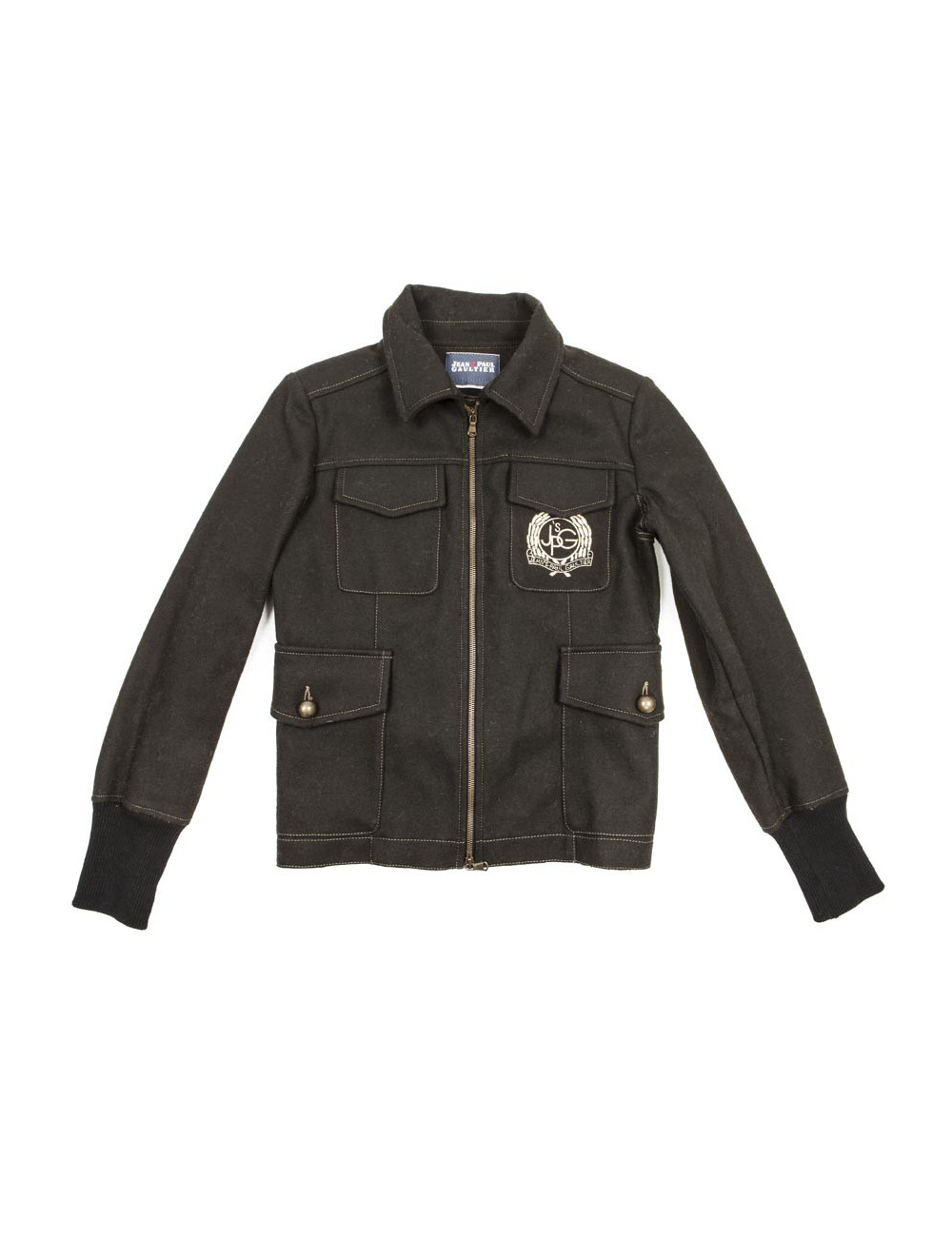 Blouson JEAN PAUL GAULTIER  toile vert kaki