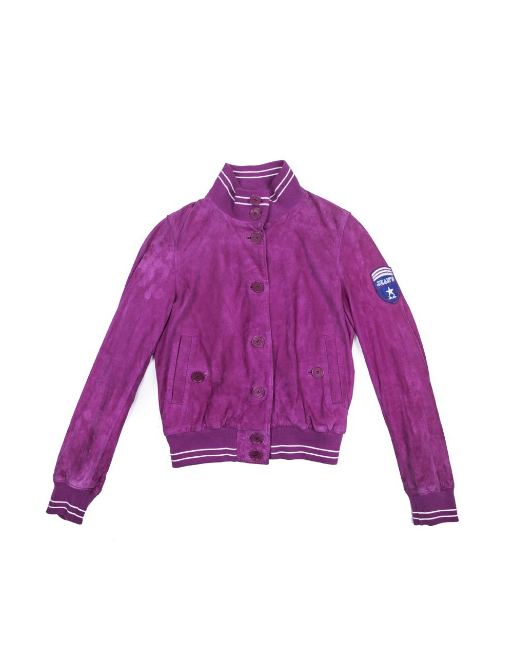 Blouson JEAN PAUL GAULTIER DAIM FUCHIA