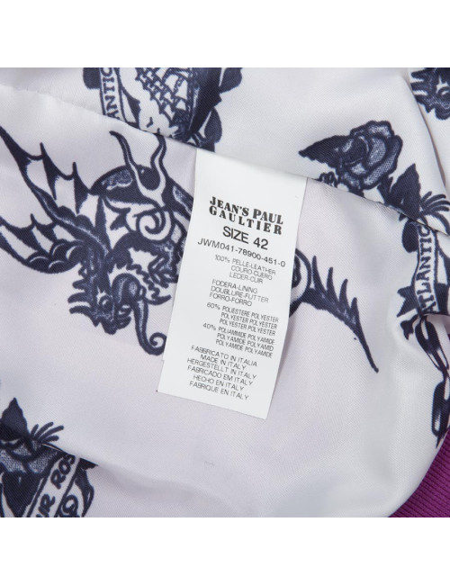 Blouson JEAN PAUL GAULTIER DAIM FUCHIA