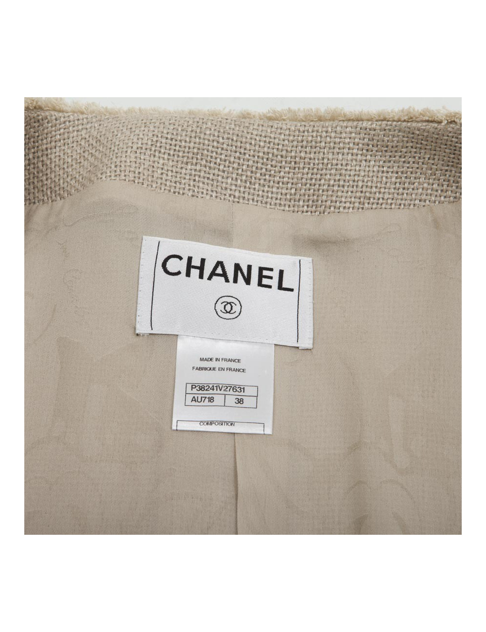 Veste CHANEL  t 38 Collection Métiers d'art "La Ferme"