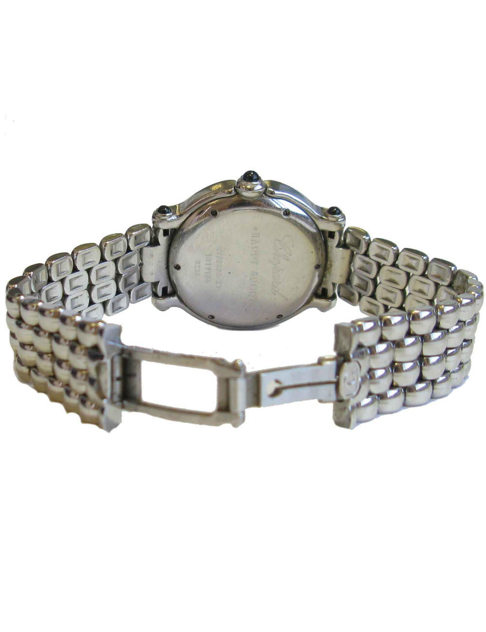 Montre bracelet de dame CHOPARD  "Happy Sport" en acier 