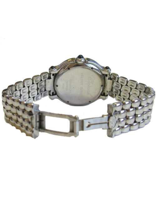 Montre bracelet de dame CHOPARD  "Happy Sport" en acier 