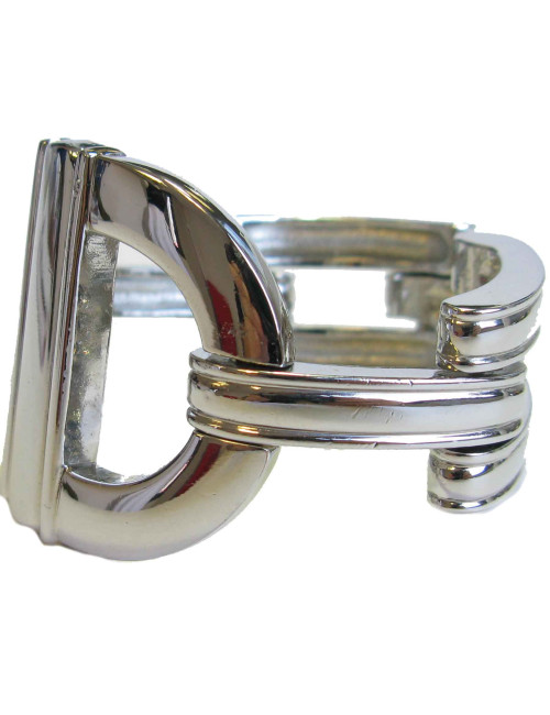 xxx Bracelet CHRISTIAN DIOR en métal argenté