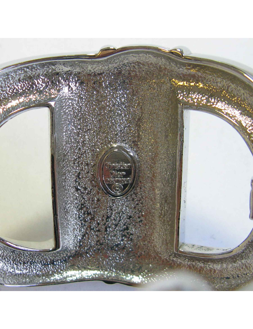 xxx Bracelet CHRISTIAN DIOR en métal argenté