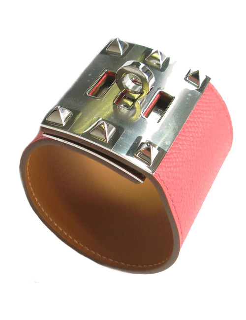 HERMES Extreme cuff in Jaïpur pink Epsom calfskin