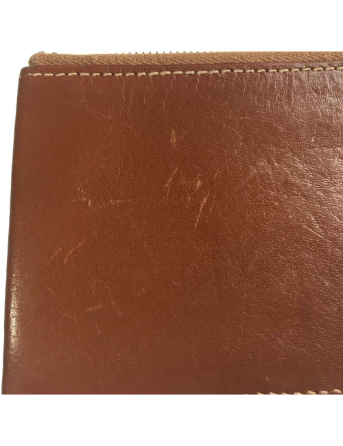 xxx Porte-cartes HERMES en veau barénia marron