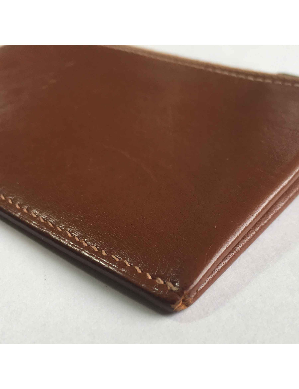 xxx Porte-cartes HERMES en veau barénia marron