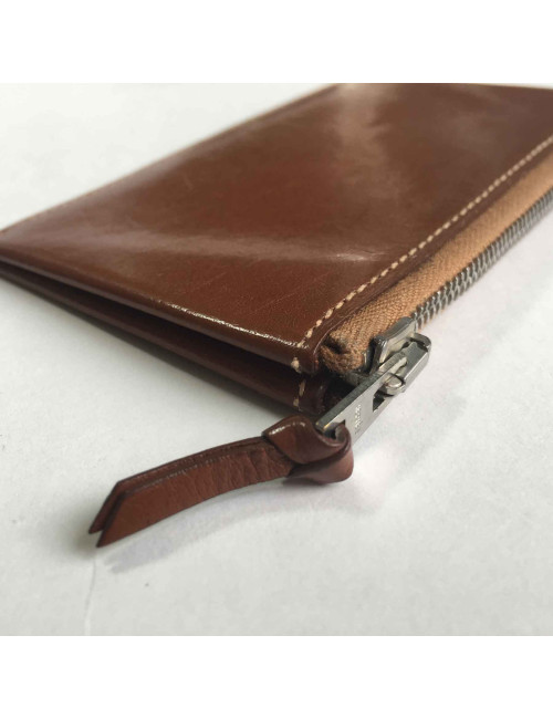 Porte-cartes HERMES en veau barénia