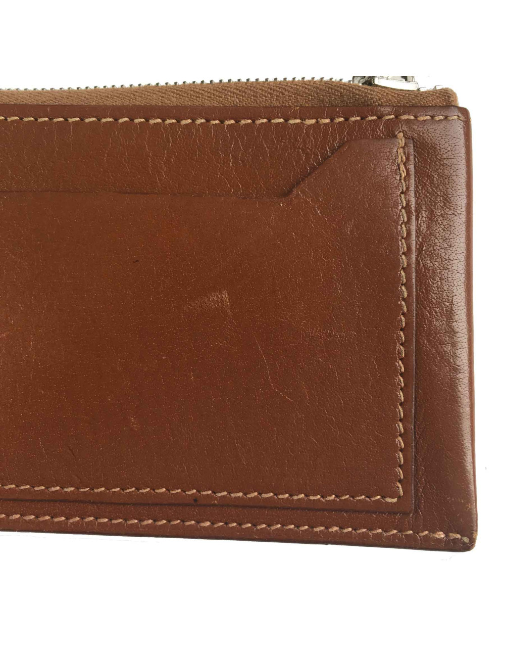 Porte-cartes HERMES en veau barénia