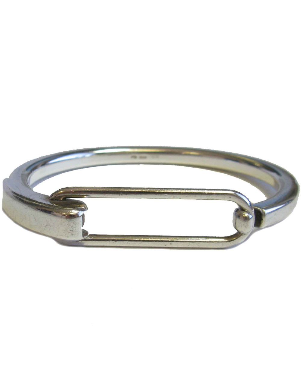 Bracelet HERMES en argent massif