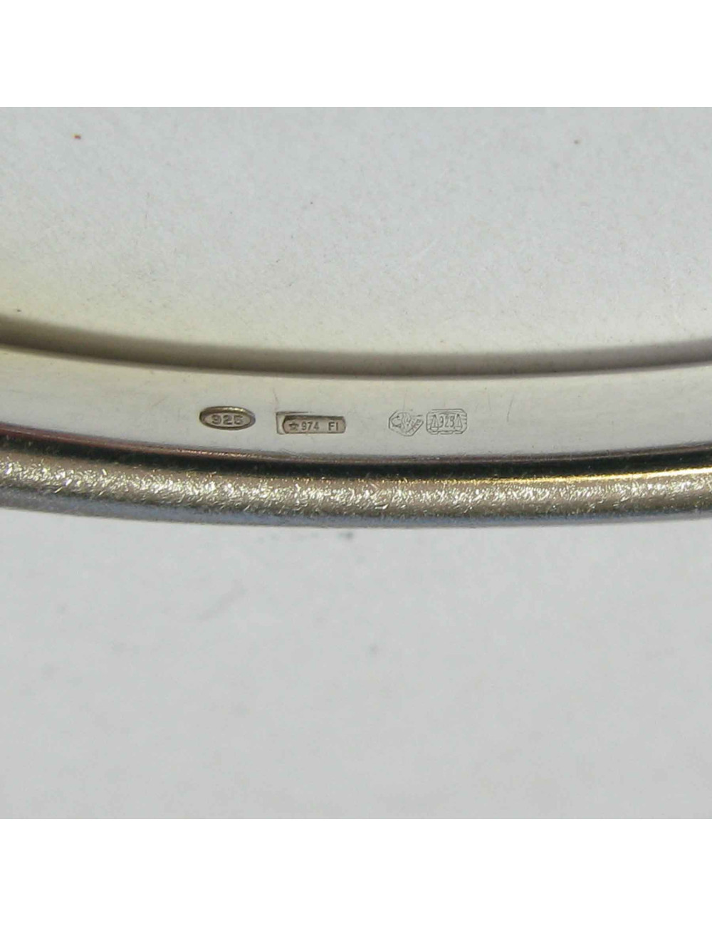 Bracelet HERMES en argent massif