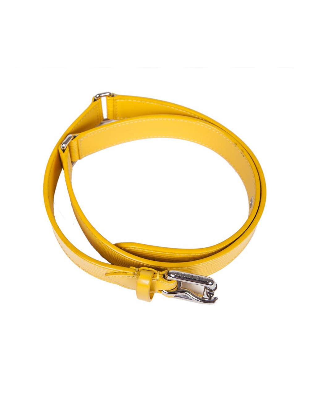 Ceinture LOUIS VUITTON cuir épi jaune
