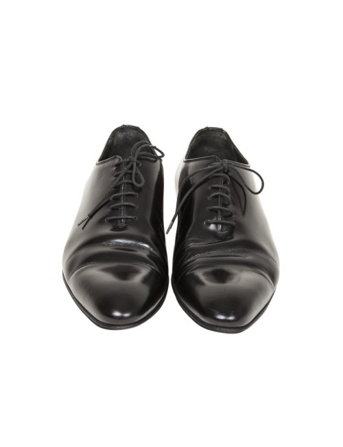 DIOR shoes in black matte patent leather size 44EU